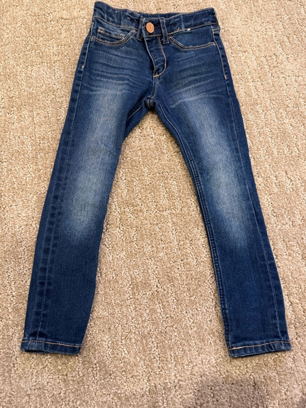 Kids Stretch Slim Jeans in Dark Blue